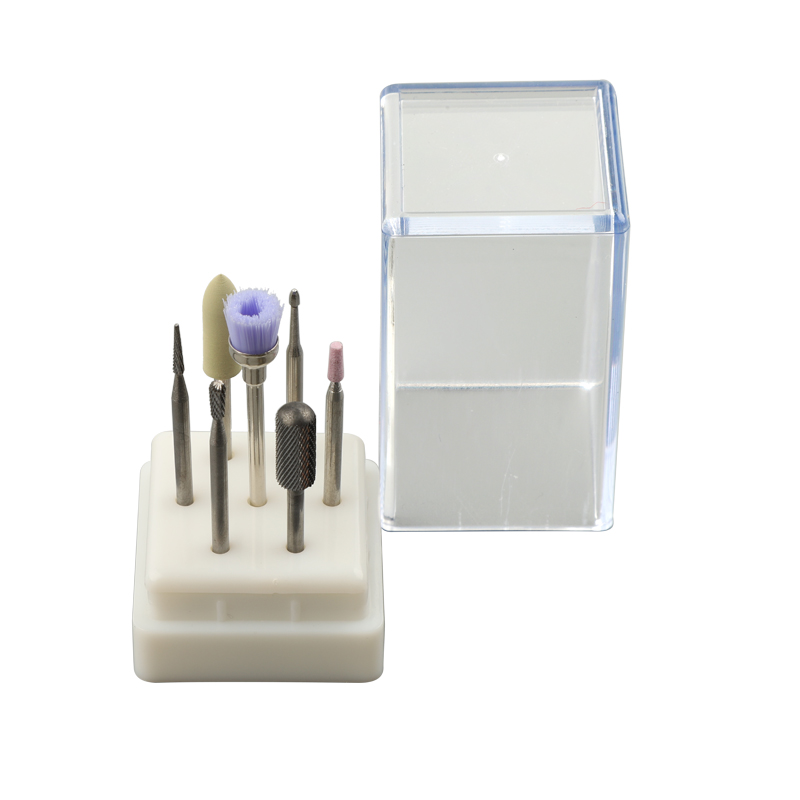 Tungsten carbide diamond ceramic Nail bits set–7pcs Assorted