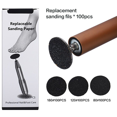 Sanding Disc for removing foot dead skin application