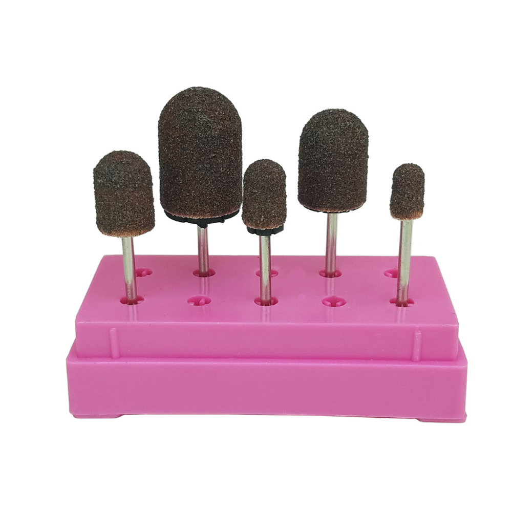 5*11 7*13 10*15 13*19 16*25 rubber drill bit nail sanding cap electric nail drill set Featured Image