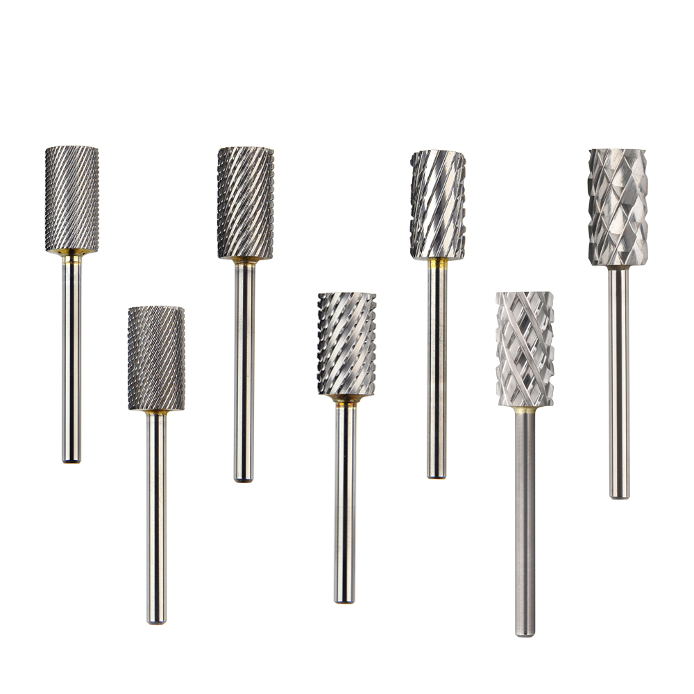 2 way cylinder carbide nail drill bit milling cutter for manicure SJ-01S